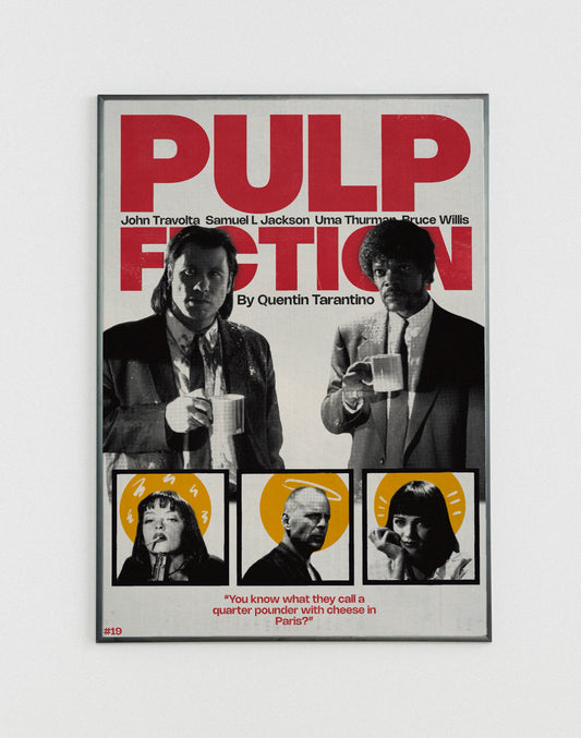 #19 Pulp Fiction poster