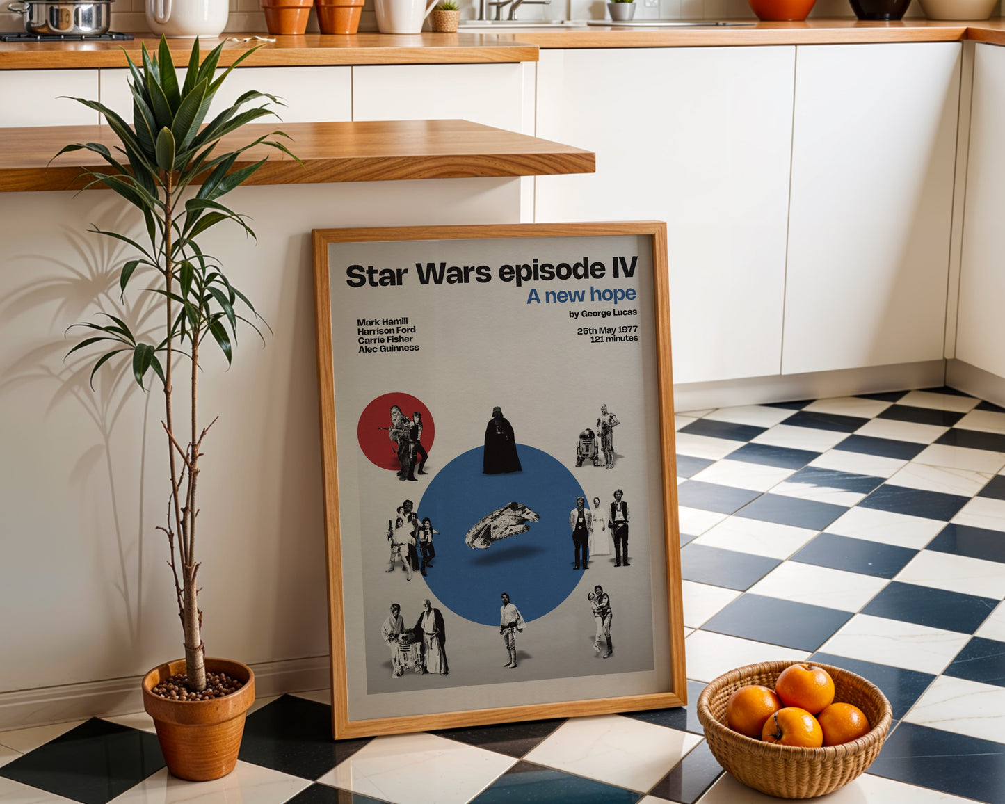 Star Wars a New Hope miniatures poster