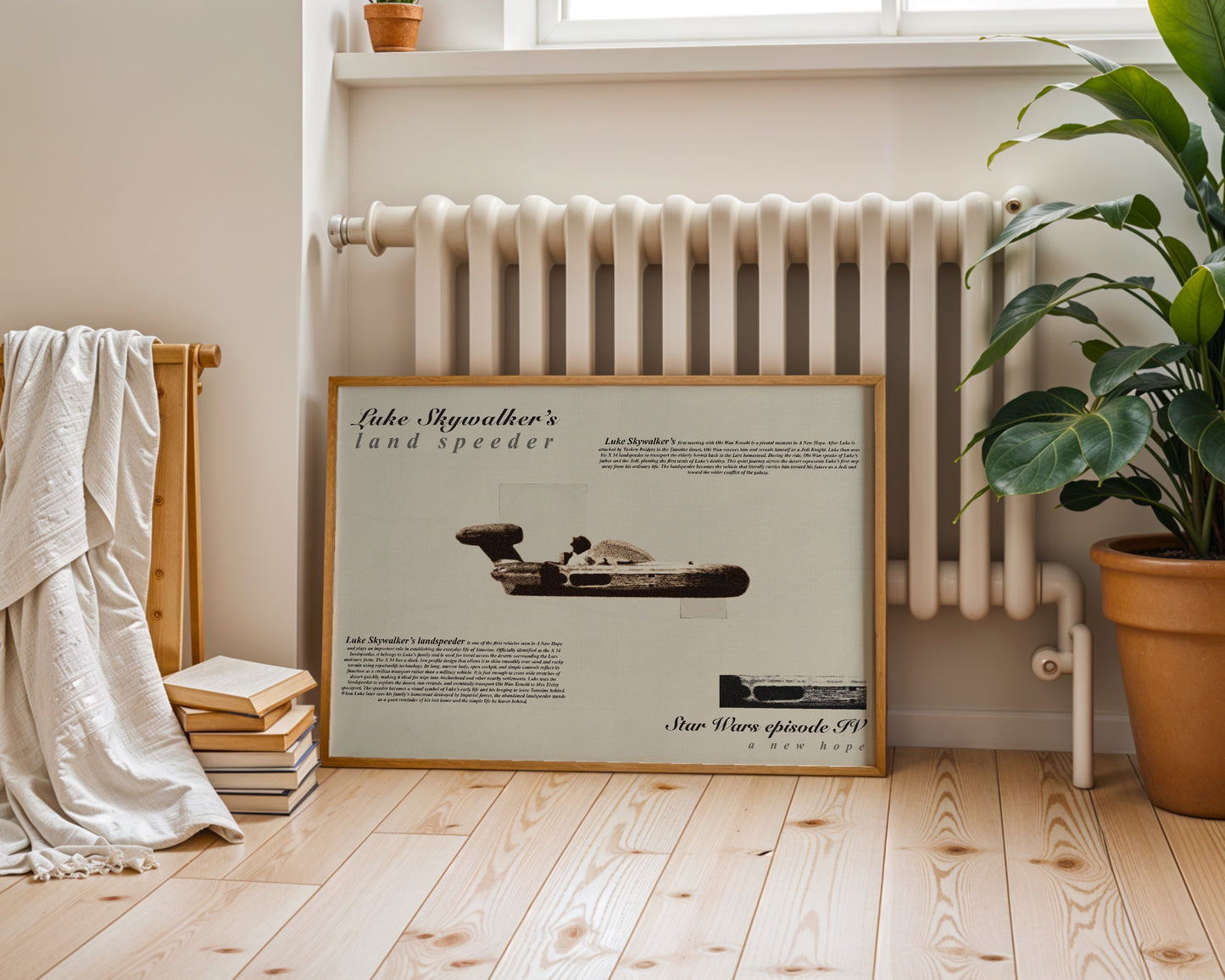 Star Wars Luke Skywalker’s Landspeeder poster